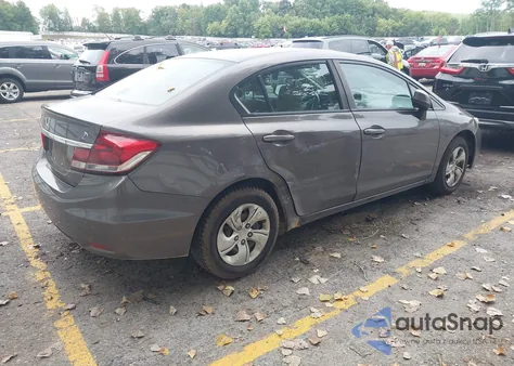 2013 Honda Civic Lx from USA, damaged, VIN 19XFB2F51DE053807